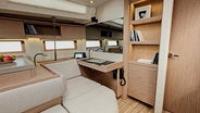 Sunsail 51 galley